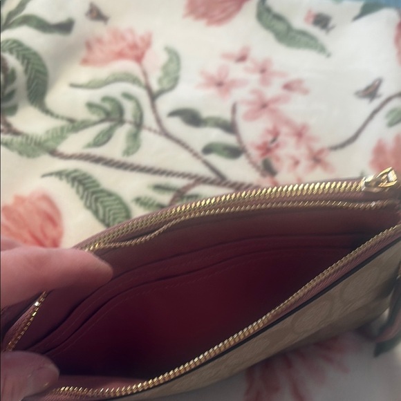 Coach Beige Wristlet Wallet - Picture 4 of 5